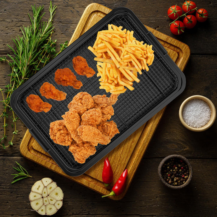 Large Air Fryer Basket for Oven with 30 PCS Parchment Paper