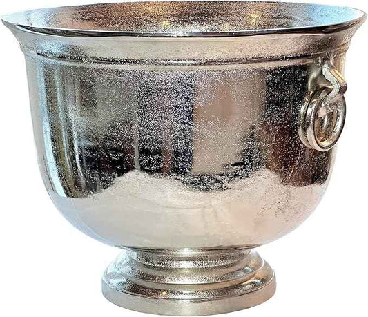WHW Whole House Worlds Oversized Luxury Champagne Bucket with Old World Panache, 17.75 Inches, (45 cm) Grand Hotel Collection
