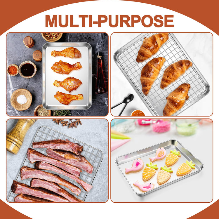 Baking Sheet with Wire Rack Set (2 Count)