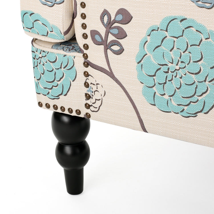 Harrison Fabric Tufted Club Chair