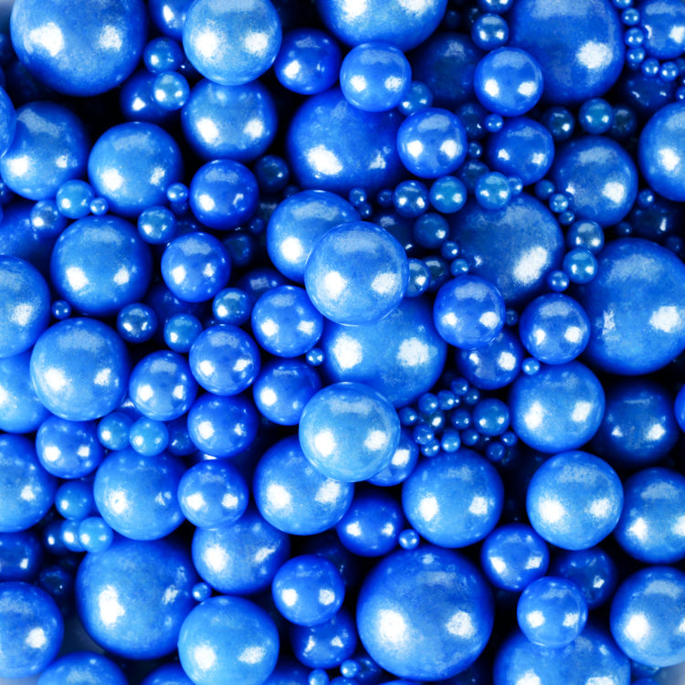 Royal Blue Pearl Sugar Sprinkles (4.58 Ounce)