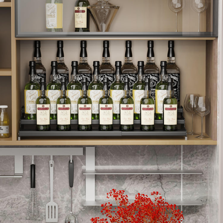 Expandable Spice Rack Storage organizer with 3