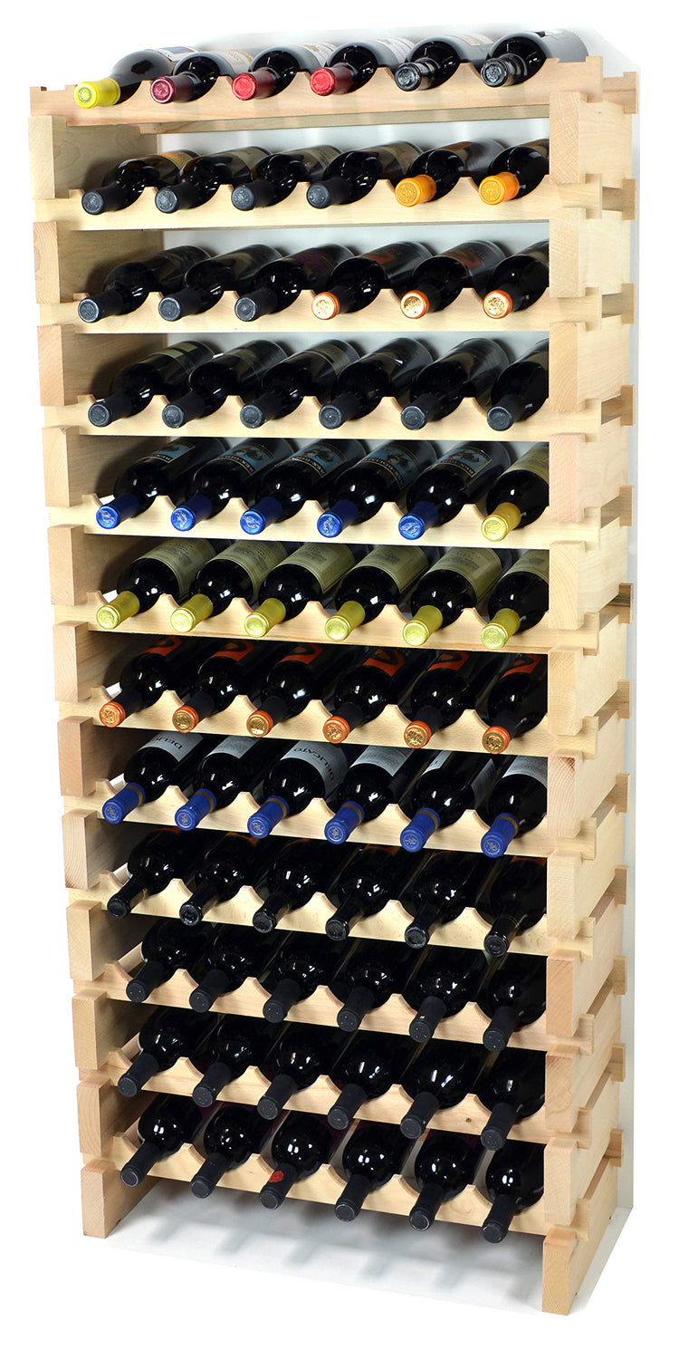 Modular Wine Rack Beechwood 24