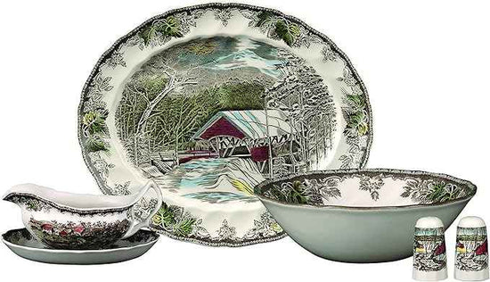 Johnson Brothers Friendly Village 6-Piece Completer Set, Multi, 10.5