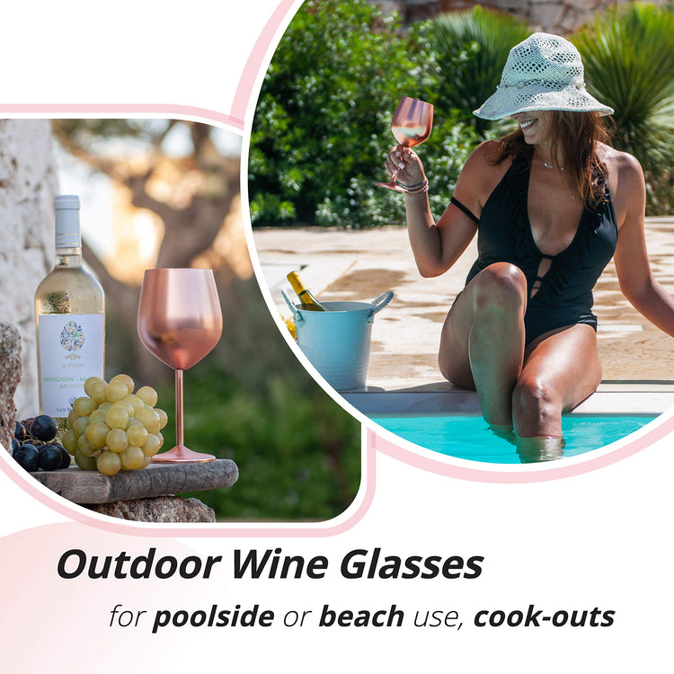 Stainless Steel Wine Glass (2 Count)