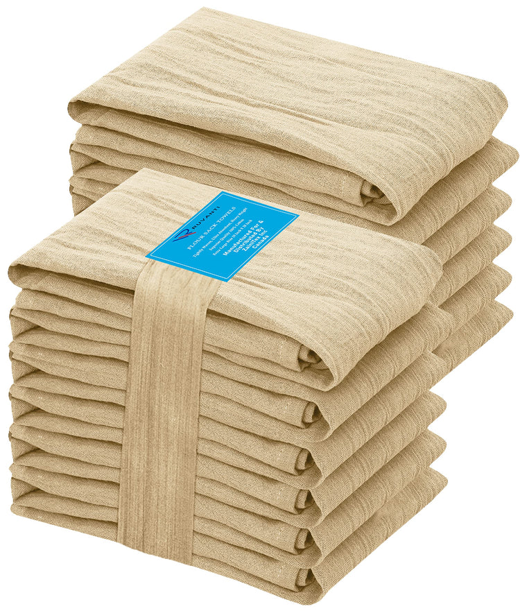 Flour Sack Towels 12 Pack 28”x28” (12 Count)