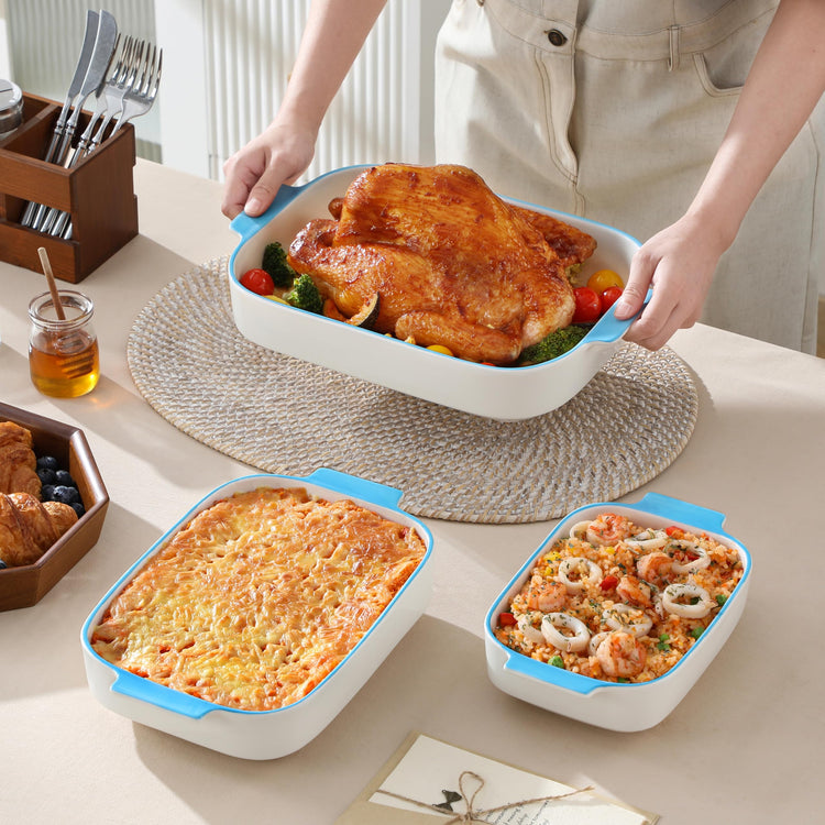 Ceramic Baking Dishes Set of 3 (3 Count)