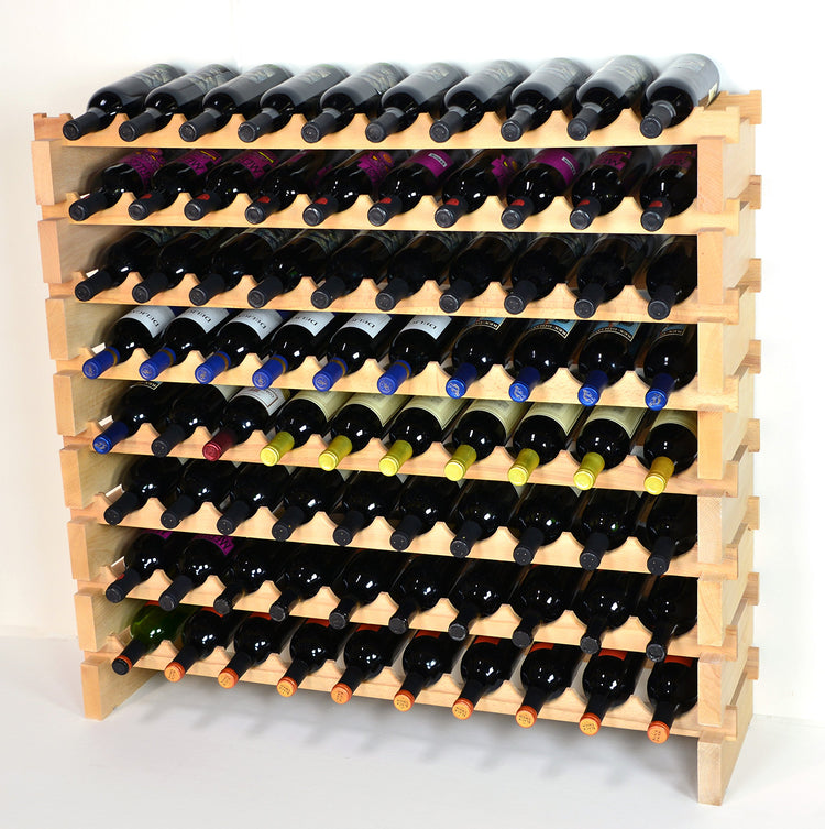 Modular Wine Rack Beechwood 40