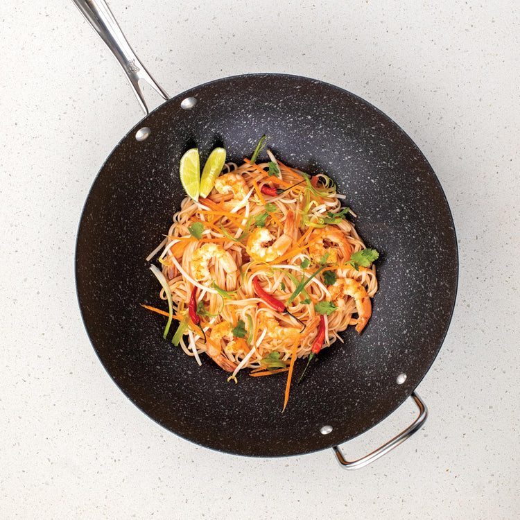 Basalt Aluminized Steel Spun Wok