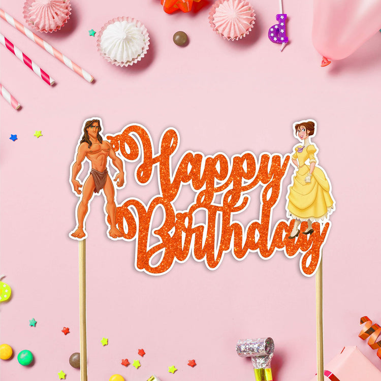 Tarzn Happy Birthday Cake Topper