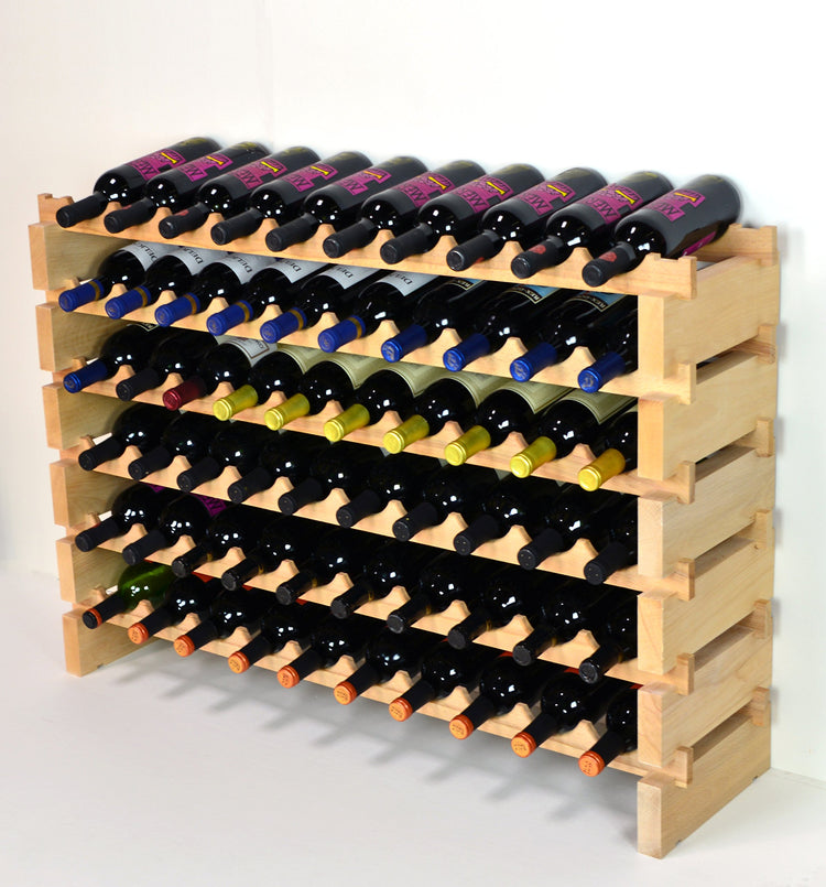 Modular Wine Rack Beechwood 40