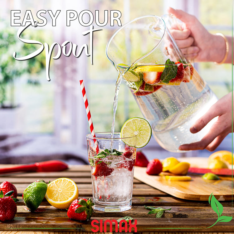 Large Glass Pitcher With Spout