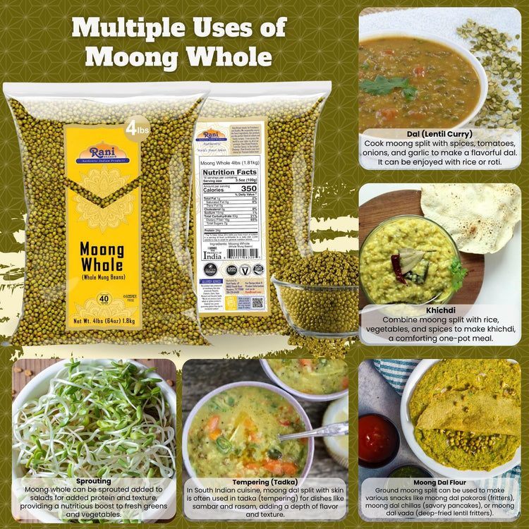 Rani Moong Whole (64 Ounce)