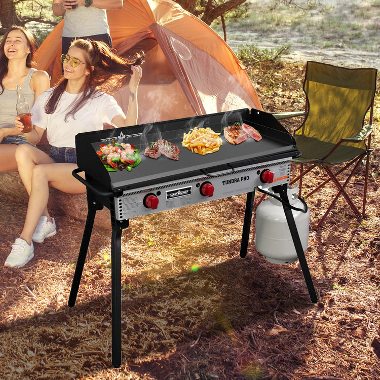 Flat Top Griddle for Camp Chef Accessories 3 Burner Stove Parts 16" x 38"