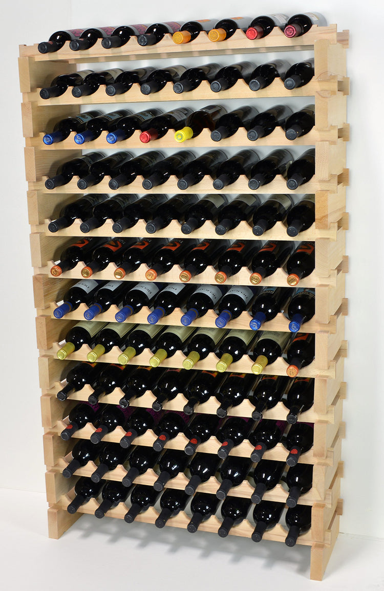 Modular Wine Rack Beechwood 32