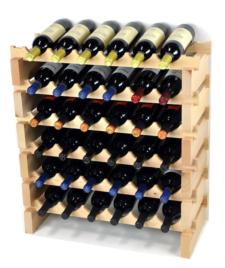Modular Wine Rack Beechwood 24