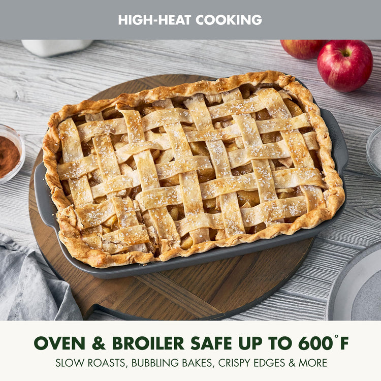 Premiere Ovenware Healthy Ceramic Nonstick 13" x 9" Rectangular Baking Pan