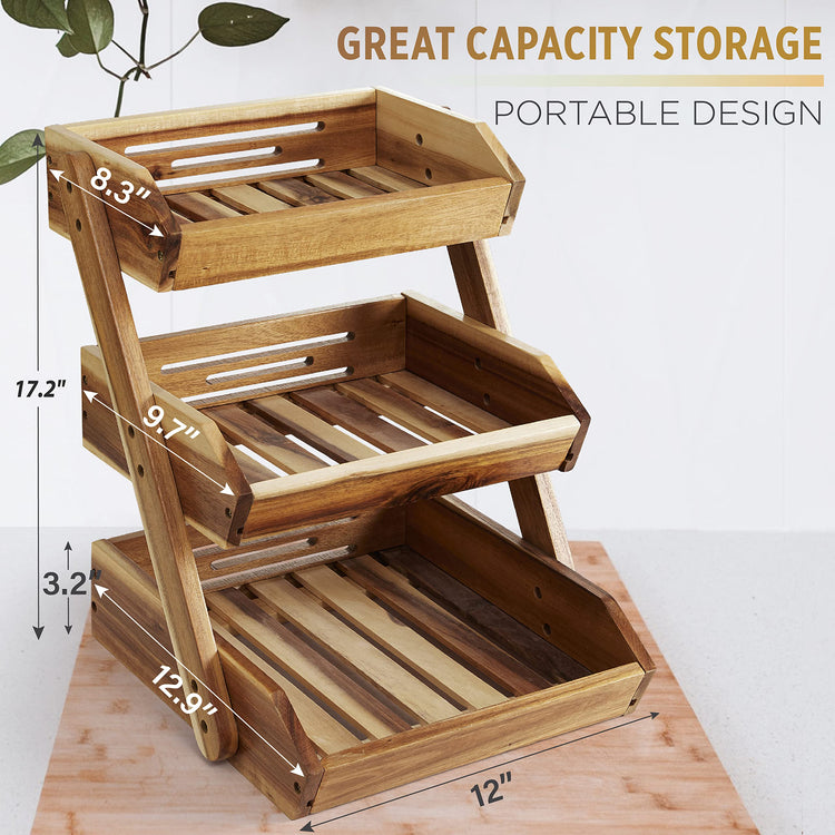 3 Tier Fruit Basket for Kitchen