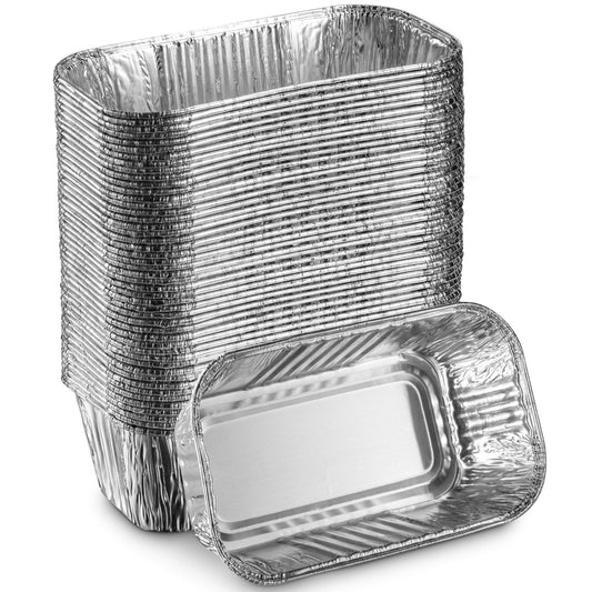 Aluminum Disposable Loaf Pans (50 Count)
