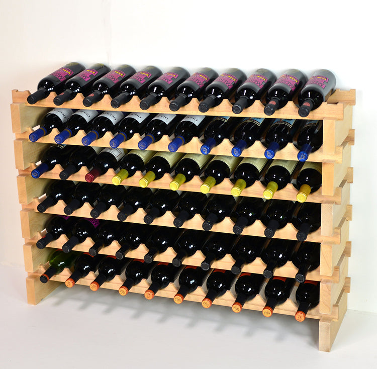 Modular Wine Rack Beechwood 40