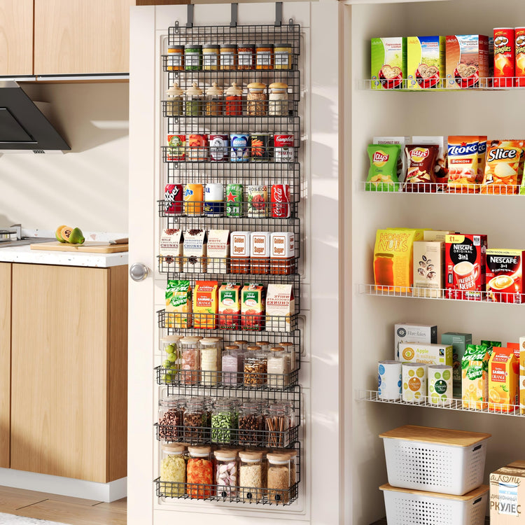 9 Tier Spice Rack Organizer with Door Hook