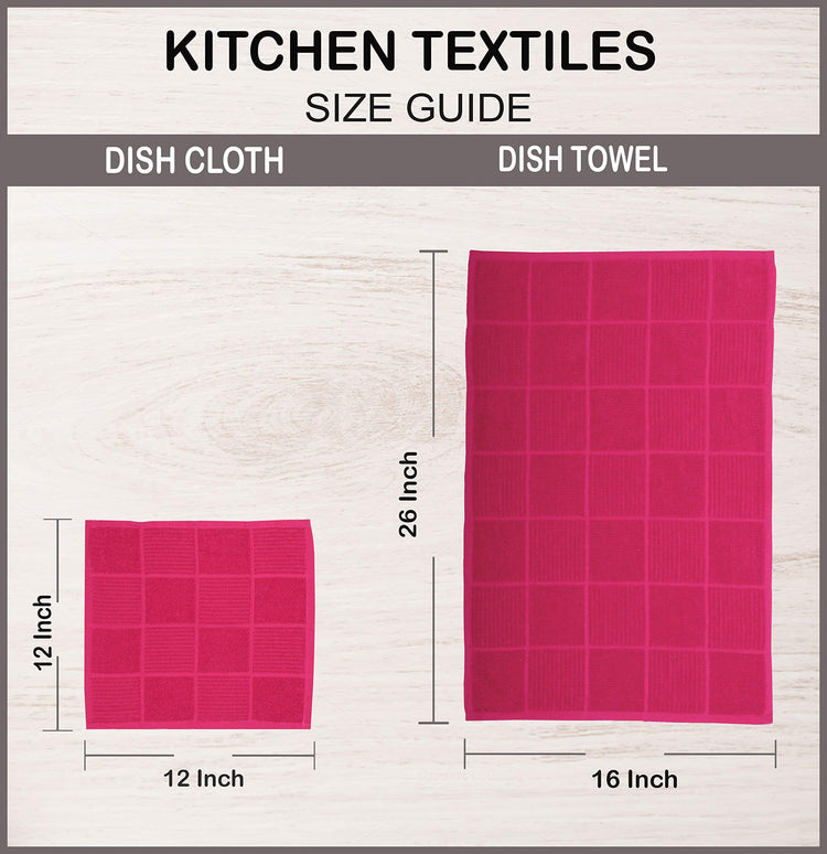 Dish Cloths for Washing Dishes Set of 8 (8 Count)