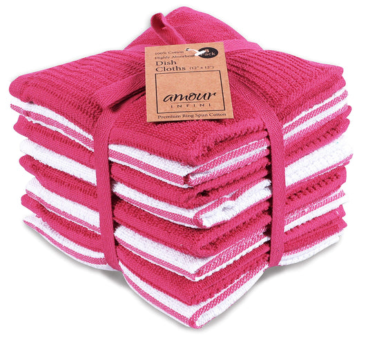 Dish Cloths for Washing Dishes Set of 8 (8 Count)