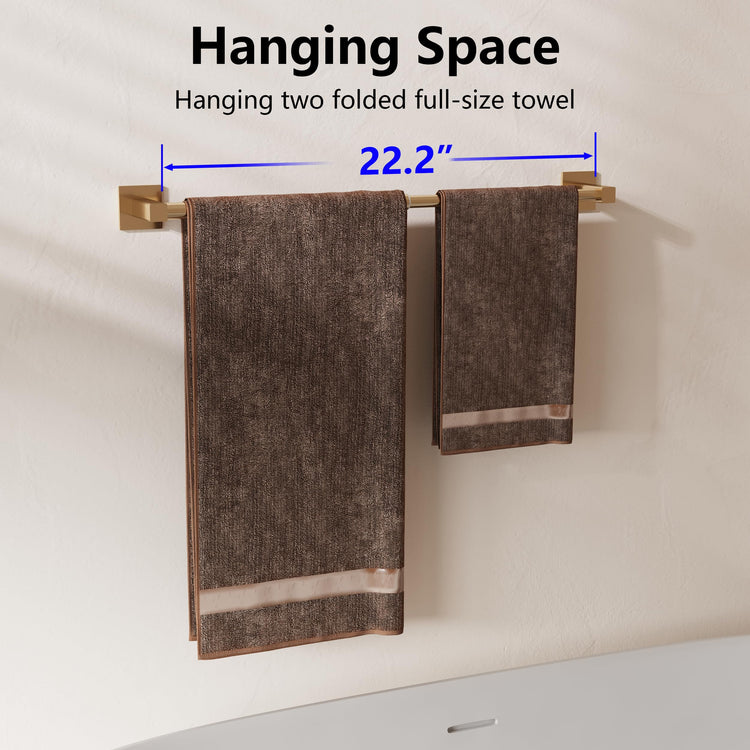Towel Bar Towel Racks for Bathroom Wall Mounted