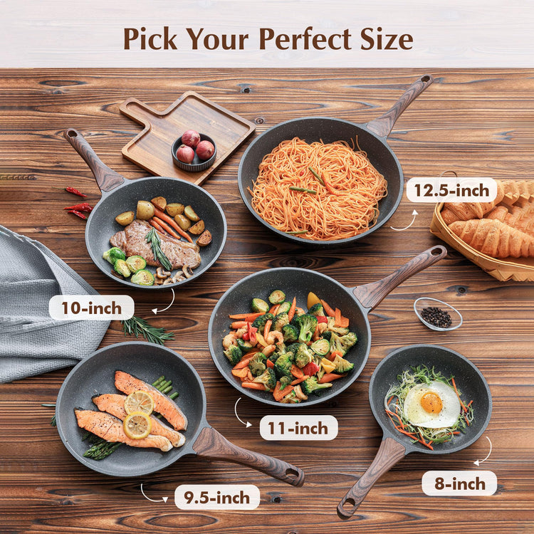 12.5 Inch Nonstick Frying Pan Skillet