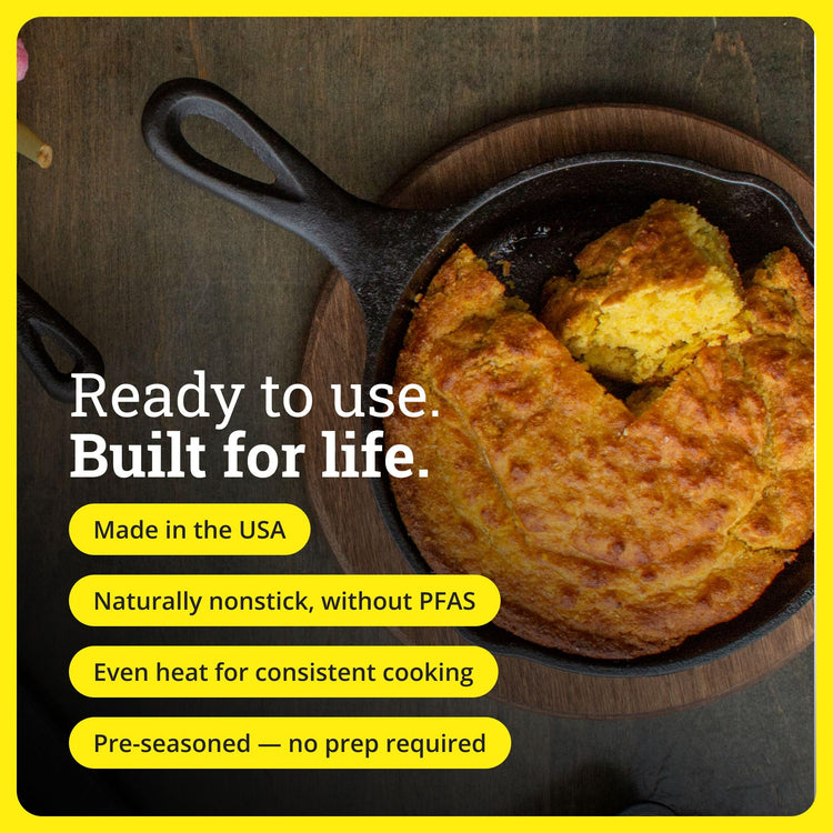 Pre Seasoned Cast Iron Skillet