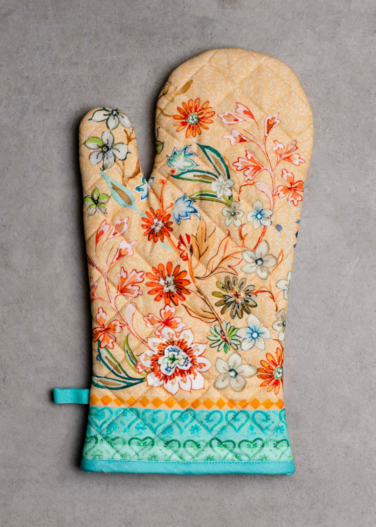 100% Cotton Oven Mitt & Pot Holder Set (2 Count)