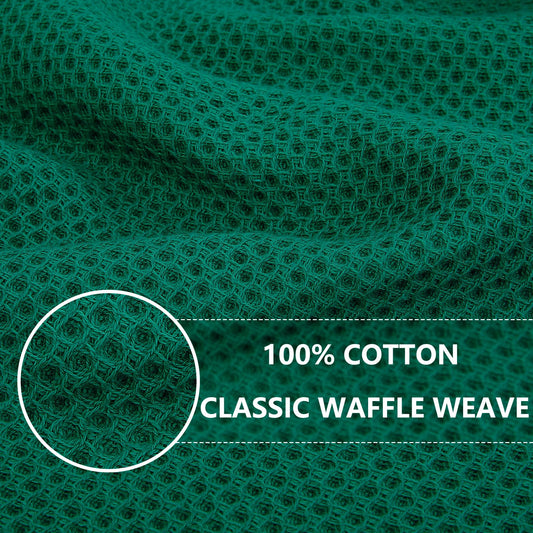 100% Cotton Waffle Weave Kitchen Dish Towels 6 (6 Count)