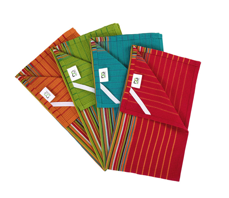 Salsa Stripe Kitchen Dish Towels (12 Count)