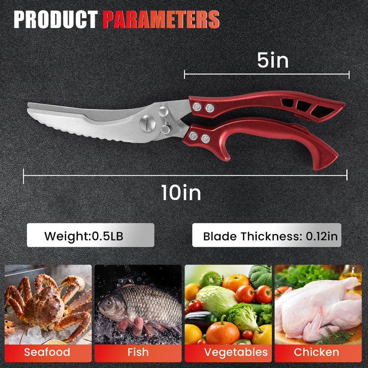Heavy Duty Kitchen Shears by ANDONG