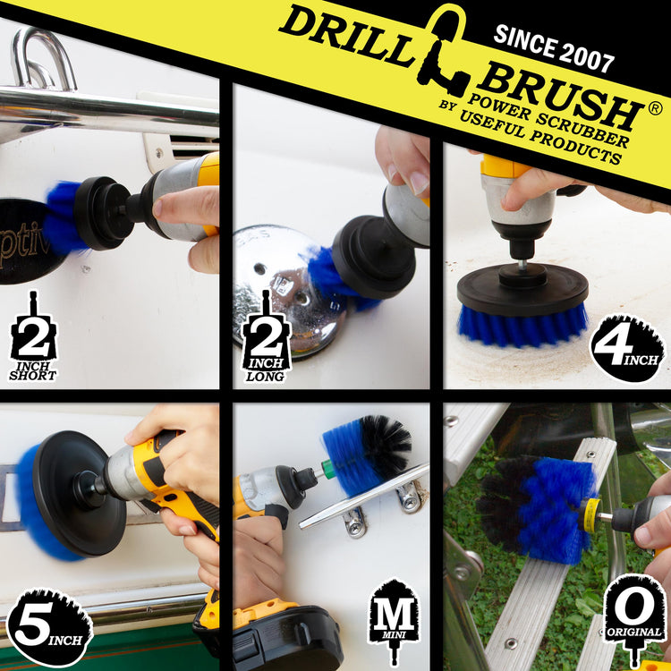 5 Piece Spin Brush Pool Cleaning Kit
