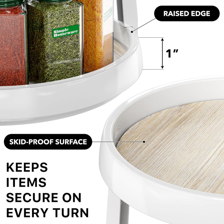 2 Tier Lazy Susan Spice Organizer