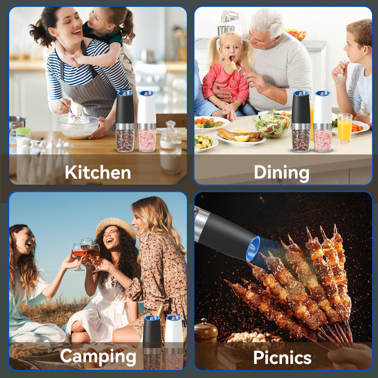 Battery Operated Salt And Pepper Grinder Set (2 Count)