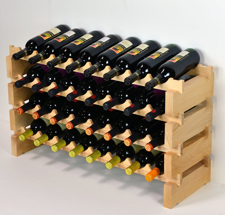 Modular Wine Rack Beechwood 32