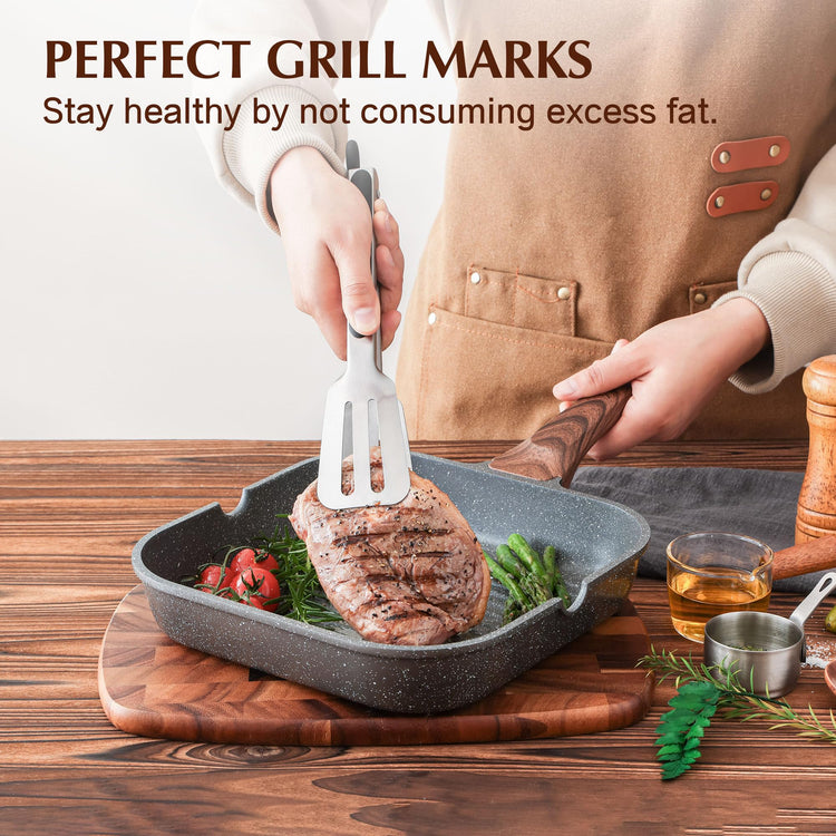 Nonstick Grill Pan for Stove Tops