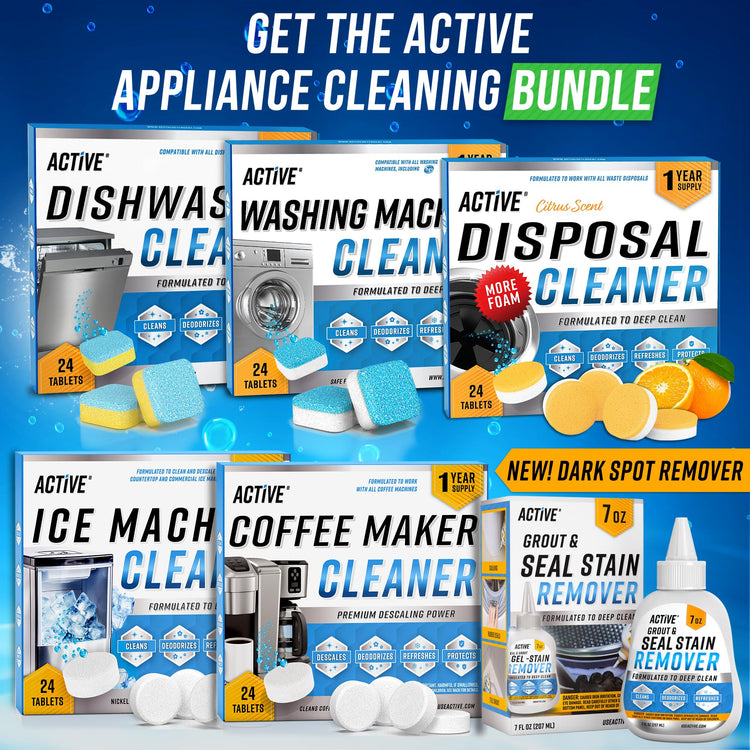 Dishwasher Cleaner And Deodorizer Tablets (24 Count)