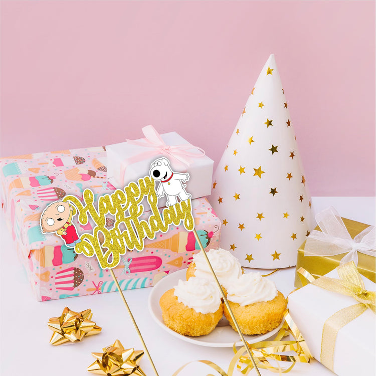 Stewe Grifin Happy Birthday Cake Topper