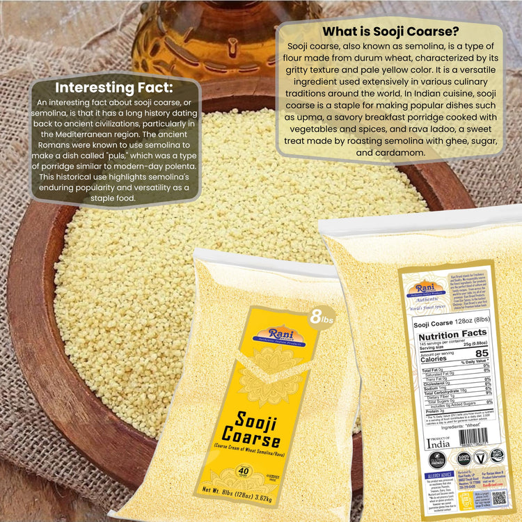 Rani Sooji Coarse (128 Ounce)