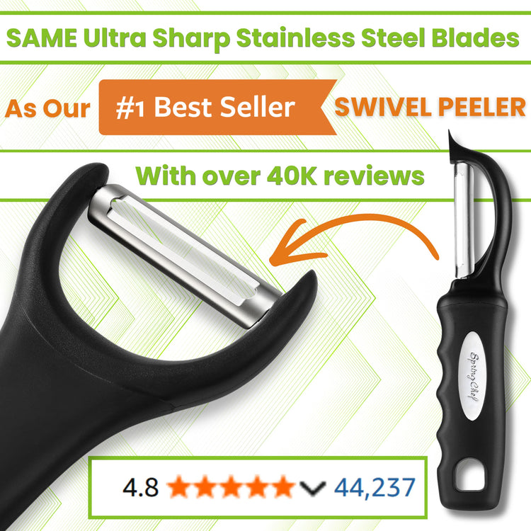 Set of 2 Stainless Steel Y Shaped Vegetable Peeler for Kitchen