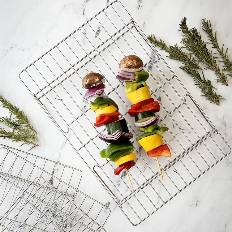 4 Tier Stackable Cooling Racks for Baking