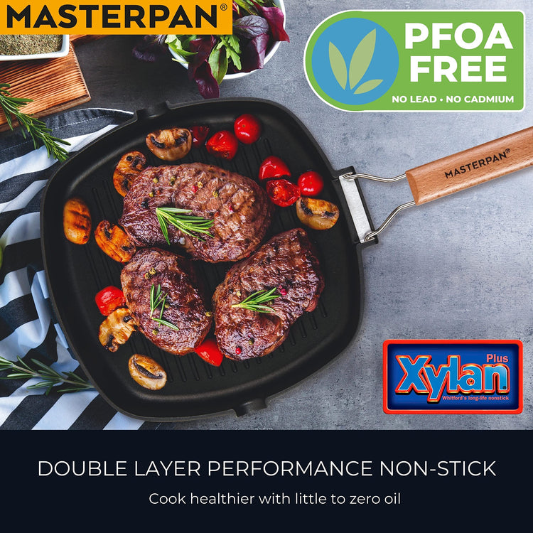 Non Stick Grill Pan Wooden