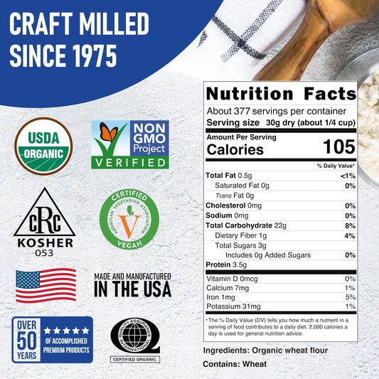 Organic Bread Flour (400 Ounce)