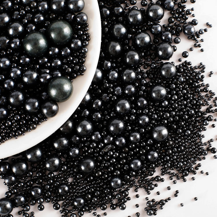 Black Pearl Sugar Sprinkles (4.58 Ounce)
