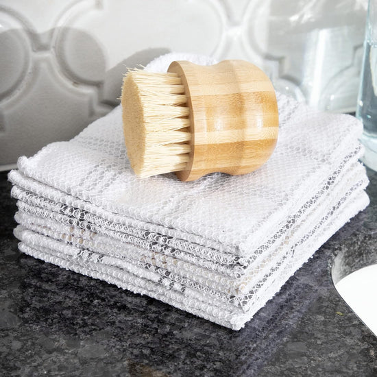 Ritz Cotton Scouring Dish Cloth 5-Pack, Neutral - Nestoria
