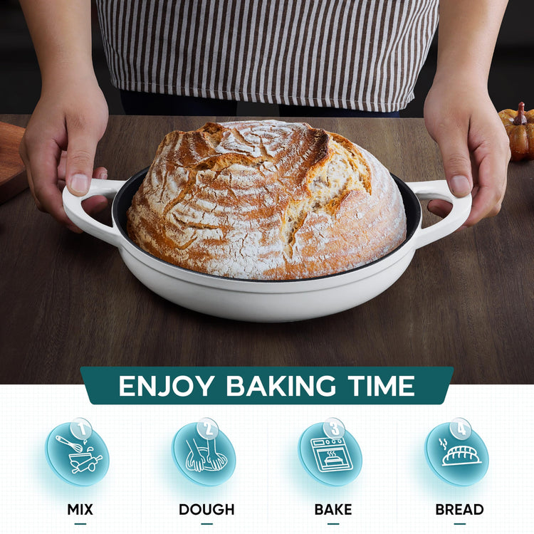 Dutch Oven for Sourdough Bread Baking