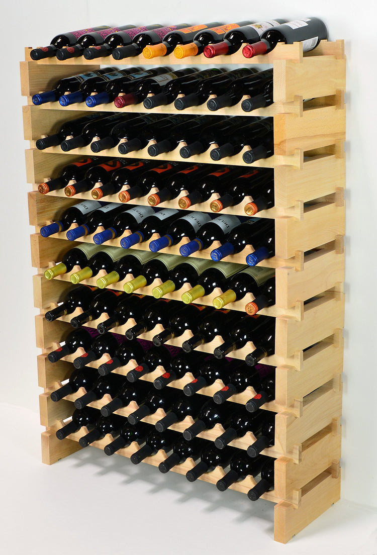 Modular Wine Rack Beechwood 32